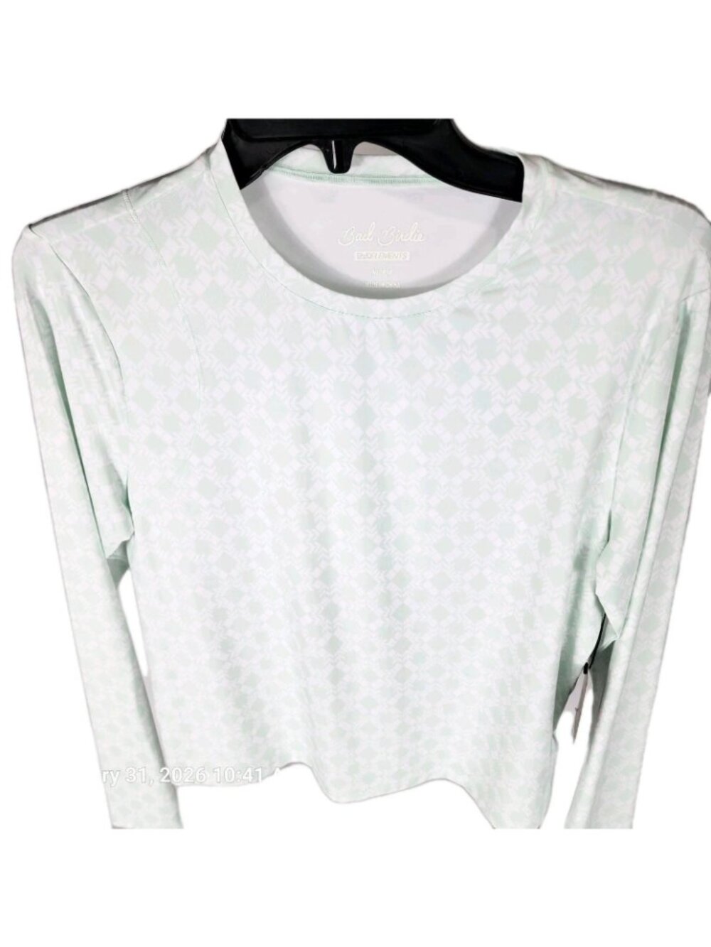 Bad Birdie Women's Bad Elements Cooling Golf Shirt Long Sleeve Pull Over Size XL - Picture 2 of 4